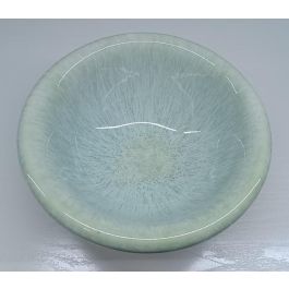 DKD Home Decor Bol Moderno Gres Esmaltado Azul Celeste 14.5 x 5.2 cm Apto para Microondas y Lavavajillas (6 Unidades)