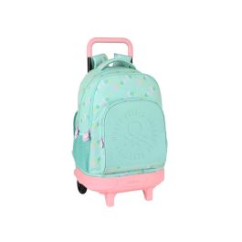 Mochila Escolar con Ruedas Benetton World Menta (33 x 45 x 22 cm) Precio: 34.89000031. SKU: B1E5YJ4ZJ4