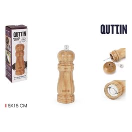 Molinillo de Pimienta de Madera 15 cm Quttin (20 Unidades) Precio: 77.50000027. SKU: B15BDWZR7Z