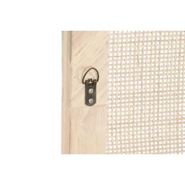 DKD Home Decor Cabecero Cama Moderno Morefond rejilla 23 Ratan y Rubberwood Natural 180 x 3.5 x 120 cm