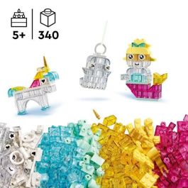 LEGO 11040 Caja de Magia Transparente Classic - Set de Construcción con 340 Ladrillos de Colores y Piezas Translúcidas para Niños +5 Años