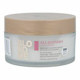 Schwarzkopf Mascarilla Ligera para Cabello Rubio Fino o Normal 200ml - Repara y Nutre en Profundidad Schwarzkopf Mascarilla Ligera para Cabello Rubio Fino o Normal 200ml - Repara y Nutre en Profundidad