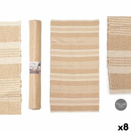 Alfombra GiftDecor NO.01 Blanco Marrón 70 x 140 cm (8 Unidades) Precio: 107.49999975. SKU: B1FEJHW4KH