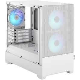 Fractal Design Pop Mini Air RGB TG Clear White Mini Tower PC Blanco con Ventana de Vidrio Templado e Iluminación