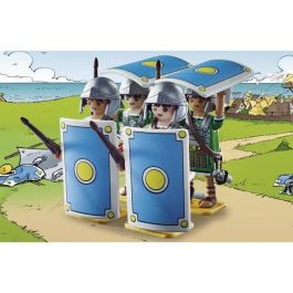 Playmobil Asterix: Tropa Romana con Escudos y Formación Tortuga