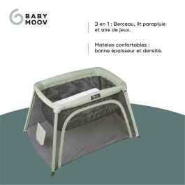 Cuna de viaje Babymoov Moov and Comfy 3 en 1 - Desde el nacimiento hasta los 4 años - Cuna grande Cama supletoria y zona de juegos Cuna de viaje Babymoov Moov and Comfy 3 en 1 - Desde el nacimiento hasta los 4 años - Cuna grande Cama supletoria y zona de juegos