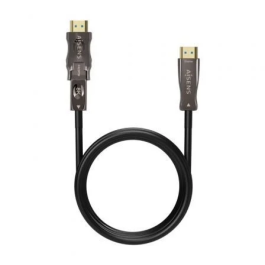 AISENS CABLE HDMI V2.1 AOC DESMONTABLE ULTRA ALTA VELOCIDAD / HEC 8K@60HZ 4K@120HZ 4:4:4 48GBPS, A/M-D/A/M, NEGRO, 40M
