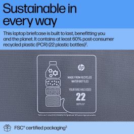 Maletín para Portátil HP A08JTAA Gris