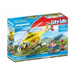 Helicóptero de rescate playmobil city life Helicóptero de rescate playmobil city life