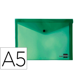Liderpapel 34353 Carpeta Dossier Broche Polipropileno DIN A5 Verde Transparente Precio: 5.89000049. SKU: B16DLVFH7S