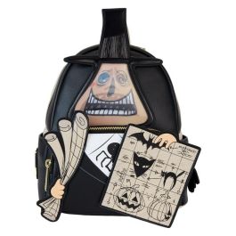 Loungefly Mochila lenticular Mayor with Plans Pesadilla Antes de Navidad Disney 26cm - Piel vegana y tirantes ajustables