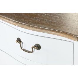 DKD Home Decor Chifonier Tradicional Blanco Natural 35 x 100 x 48 cm