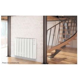 Ferroli FER8430709516069 Radiador Eléctrico Fluido Caloportador 1000 W Neo Conectado Horizontal Blanco