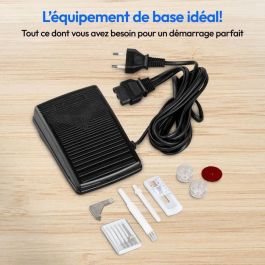 Máquina de coser - MEDION - SM 70 - 71W - 12 puntadas - 700 rpm - LED - Turquesa Máquina de coser - MEDION - SM 70 - 71W - 12 puntadas - 700 rpm - LED - Turquesa