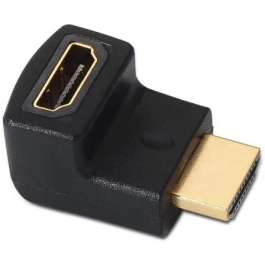 AISENS - ADAPTADOR HDMI ACODADO, A/H-A/M, NEGRO