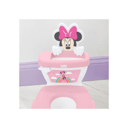 Bright Starts BRI17553 Orinal y Reductor 2 en 1 Minnie MySize con Asiento Extraíble para Fácil Limpieza