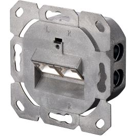 Digitus Toma de Pared CAT 6 2xRJ45 Apantallada Empotrada Blanca