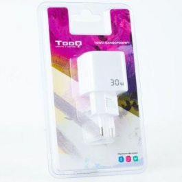 TOOQ CARGADOR DE PARED GaN USB-C/PD + USB-A/QC 30W TOOQ CARGADOR DE PARED GaN USB-C/PD + USB-A/QC 30W