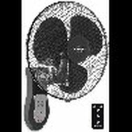 Ventilador de Pared Orbegozo WF0243 Negro 50 W Ø 40 cm