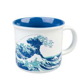 ERIK Taza La Gran Ola de Kanagawa Hokusai 350ml Cerámica