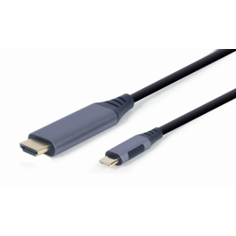 Gembird CC-USB3C-HDMI-01-6 adaptador de cable de vídeo 1,8 m USB Tipo C HDMI tipo A (Estándar) Negro, Gris Precio: 18.69000001. SKU: B13H5BWQ88