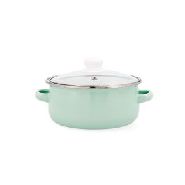 Quid Cacerola Cocco 18 cm Acero Esmaltado Verde, Antiadherente, Asas Baquelita, Apta para Vitro, Gas, Eléctrica, Lavavajillas Precio: 6.50000021. SKU: S2706485