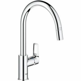 Grohe Grifo de Cocina Mezclador Monomando Fregadero Cromo Caño Alto Forma C Aireador Extraíble 30556000