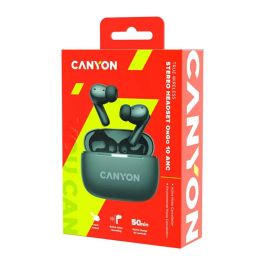 Canyon Auriculares OnGo 10 In-Ear True Wireless Bluetooth 5.3 Llamadas Música Deporte Uso Diario Negro