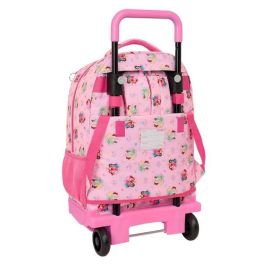 Safta Mochila Princesas Disney Grande con Ruedas Compacta Extraíble 33x45x22cm