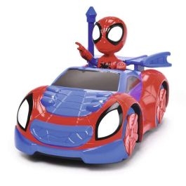 Coche radio control spidey web crawler, funciona adelante y marcha atrás en curva escala 1:24 17 cm Coche radio control spidey web crawler, funciona adelante y marcha atrás en curva escala 1:24 17 cm