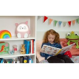 Bigben BIG1720484340629 - Altavoz Luminoso y Luz Nocturna Bluetooth 5.0 para Niños Cat, 15W, Temporizador, Batería USB-C