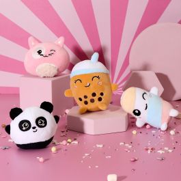 The Concept Factory Peluche Mini Kawaii 8 cm - Colección Surtida: Gato, Panda, Bubble Tea o Malvavisco