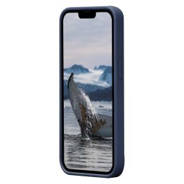 dbramante1928 Funda para Apple iPhone 14 Pro - Silicona - Resistente a Impactos y Rayones - Compatible con Carga Inalámbrica - Azul Pacífico - 15.5 cm (6.1")
