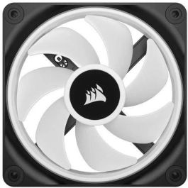 Corsair CO-9051001-WW Ventilador para Carcasa del Ordenador 12 cm Negro, Blanco - 480-2400 RPM, 63.1 CFM, PWM, LED Multi