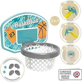 Smoby - Canasta de baloncesto - Accesorio tobogán Smoby - 3 en 1 - A partir de 3 años