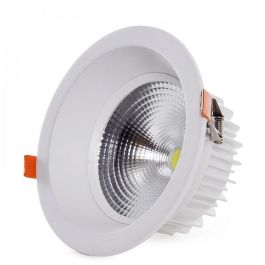 Foco Downlight Circular LED 24W 3360Lm 6000ºK Anti-Deslumbrante UGR19 40.000H [HO-DL-AD-COB-24W-CW] Precio: 23.50000048. SKU: 15096773673347