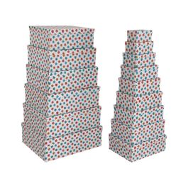 Juego de Cajas Decorativas Versa Cartón (15 Piezas) Juego de Cajas Decorativas Versa Cartón (15 Piezas)