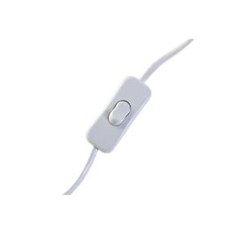 DKD Home Decor Lámpara Sobremesa Estilo Indio Marrón Blanco 12 x 41 x 33 cm