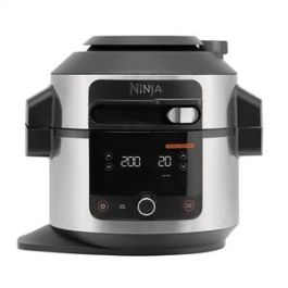 Ninja OL550EU Olla Eléctrica Multifunción SmartLid 11 en 1 Foodi, 6L, Cocina a Presión, Freidora de Aire, Vapor, Horneado