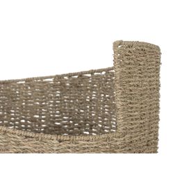 DKD Home Decor Cesta Balines Natural 43 x 49 x 43 cm Set de 2 Unidades
