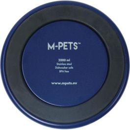 Cuenco - M PETS - ESKIMO - Doble pared 2 L - Azul - Acero inoxidable, antideslizante, inodoro, inoxidable, lavable Cuenco - M PETS - ESKIMO - Doble pared 2 L - Azul - Acero inoxidable, antideslizante, inodoro, inoxidable, lavable