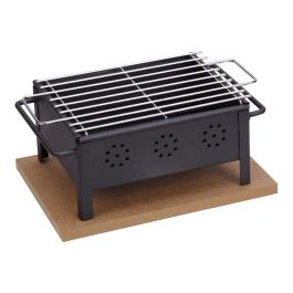 Sauvic Barbacoa de Sobremesa 2905 Parrilla Inoxidable 25x20cm Hierro Pintado Anticalórico Tabla Incluida Precio: 66.59000018. SKU: B17FG8HP66