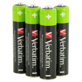 Verbatim HR03 Pilas AAA Premium Recargables NiMH 950mAh 1.2V Pre-cargadas