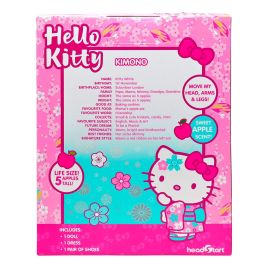 Famosa Hello Kitty HKTJ5000 - Muñeca Kimono de 33 cm Articulada con Olor a Manzana