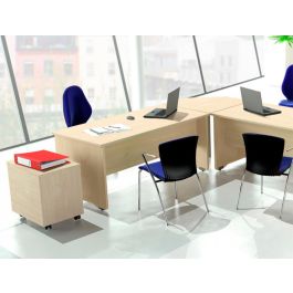 Rocada Mesa de oficina work 2001ab02 Gris/Gris 140x80 cm