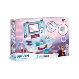 Smoby Maleta de Belleza Congelada Infantil con Accesorios de Maquillaje y Peluquería para Niñas
