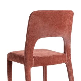 Silla Apilable Burdeos Tejido Salón 47 X 61 X 84 cm