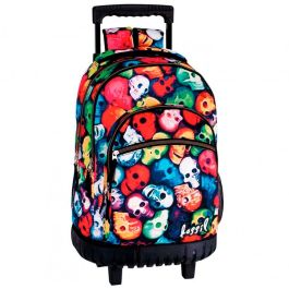 PERONA Trolley Calaveras 46cm con 3 Compartimentos y Bolsillo con Cremallera - 46x35x17cm Precio: 39.95000009. SKU: B1JTTTWYR7