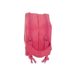 Safta blackfit8 Portatodo Doble Fresa Rosa 600D Polyester