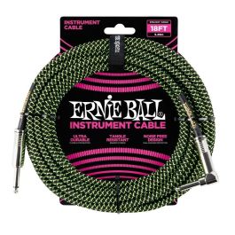 Cable Eb Instrumento Trenzado Jack-Jack Sa 5,49 M - Negro / Verde Precio: 27.78999982. SKU: B1HTEZ87AF